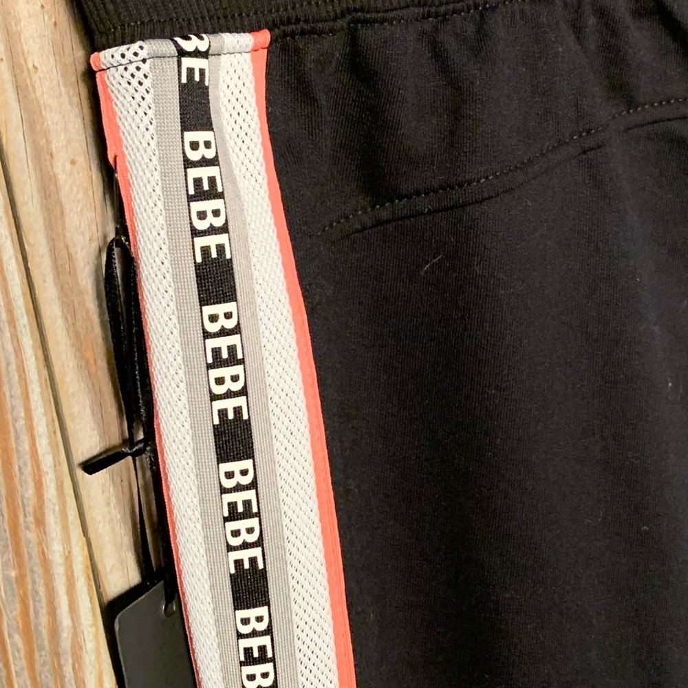New and Adorable bebe Athletic striped joggers Sm - Picture 5 of 6